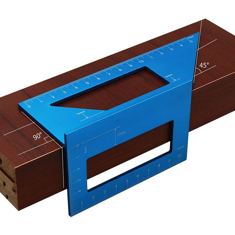 Aluminum Alloy 45 & 90° Woodworking Square Marking Gauge