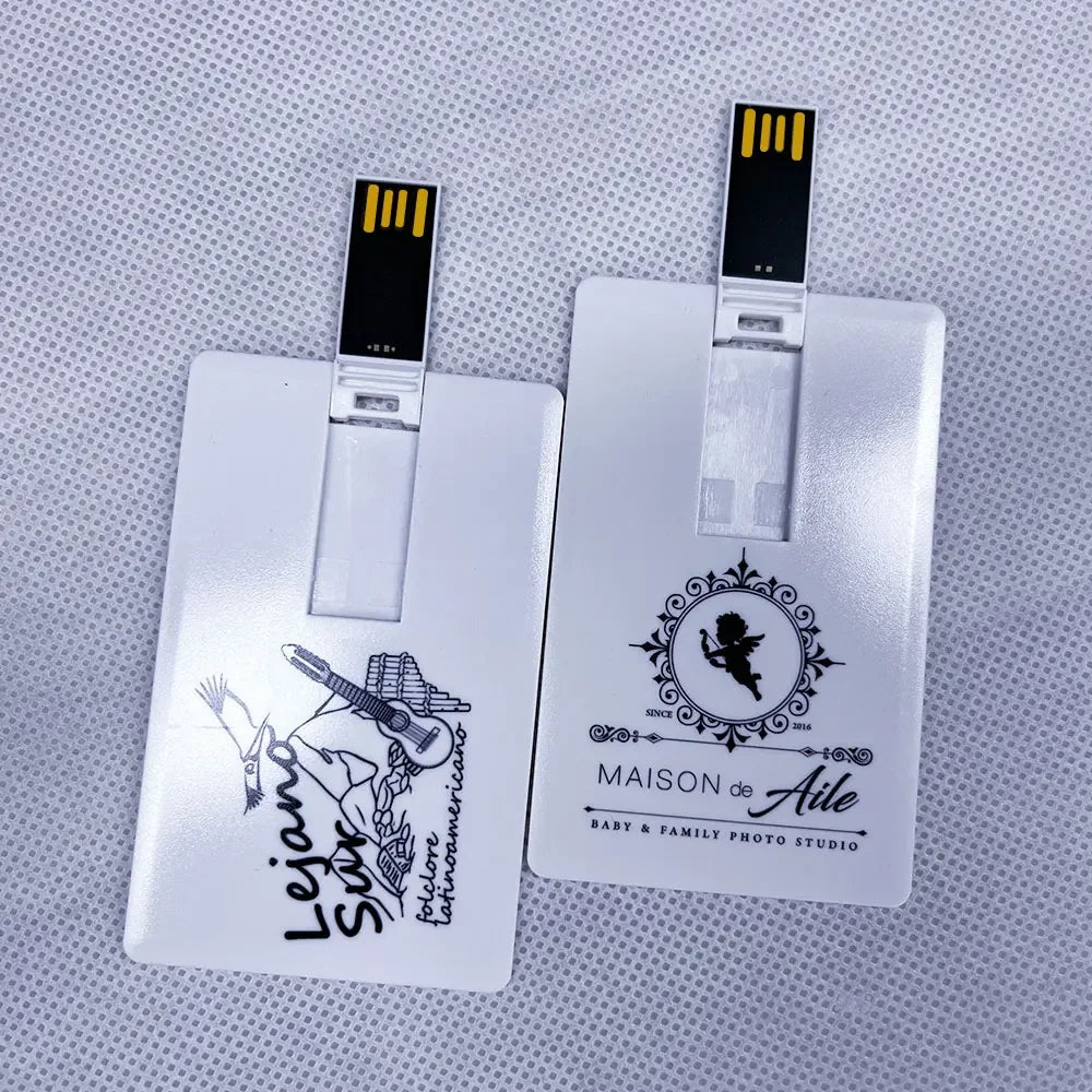 100-Pack Custom Logo Credit Card USB Flash Drives 16–64GB Custom USB Flash Drive PRIMED