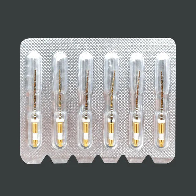 Wave Gold NiTi Rotary Endodontic Files 6pcs | Large Primary