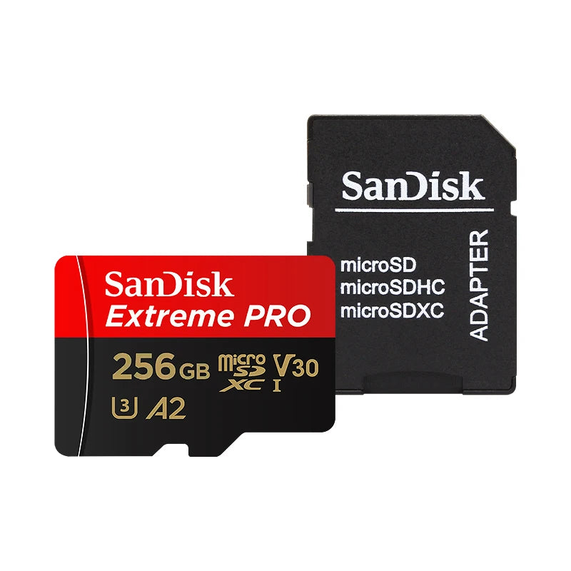 SanDisk Extreme PRO Micro SD Card 32GB–512GB | 170MB/s U3 V30 Micro SD Card PRIMED 256GB