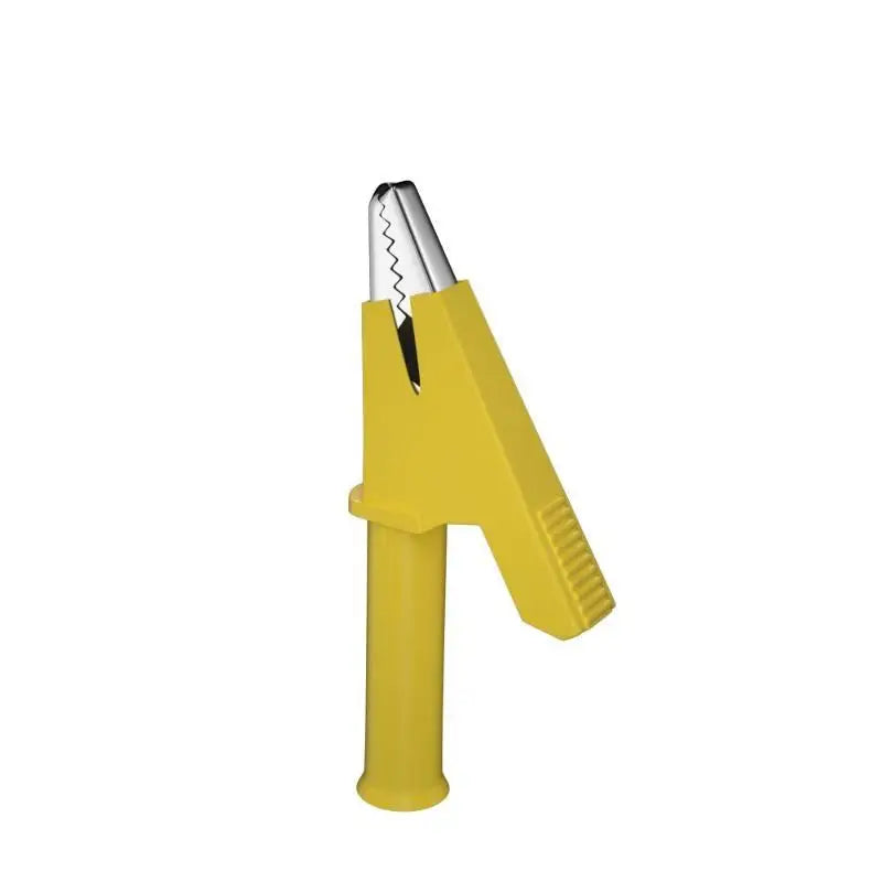 Nickel-Plated Copper Alligator Clip – Insulated Color-Coded Electrical Test Clip PRIMED one size Yellow