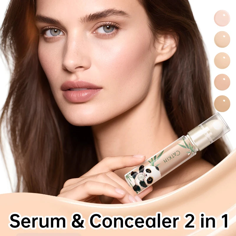 CATKIN Panda Double-Ended Liquid Concealer – Oil Control 5 Shades