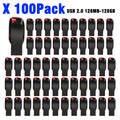 100-Pack Custom Logo Metal USB Flash Drives USB 2.0 Custom USB Flash Drive PRIMED 100pcs usb 2.0 32GB x 100pcs