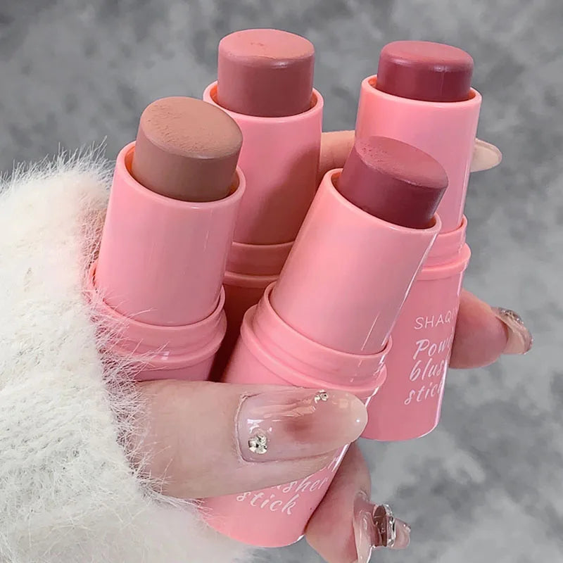 Natural Moisturizing Blush Stick – Waterproof Cheek & Lip Color Blush Stick PRIMED