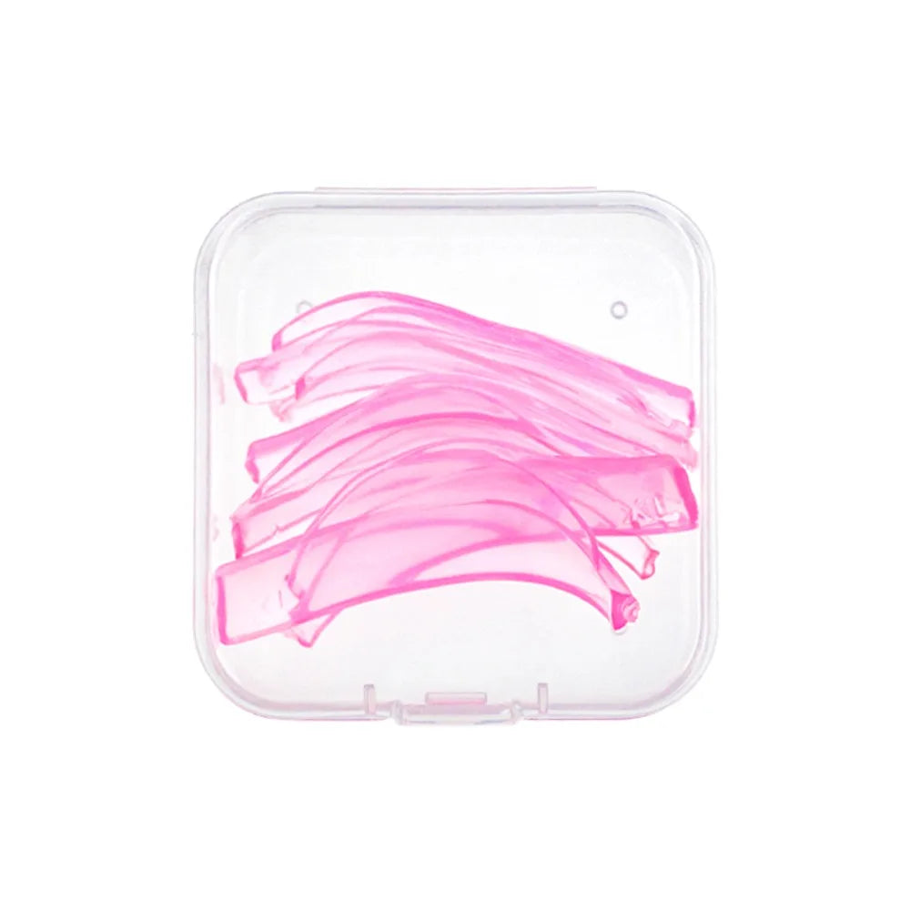 Silicone Eyelash Perm Curling Pads – 4 Pairs, 4 Sizes
