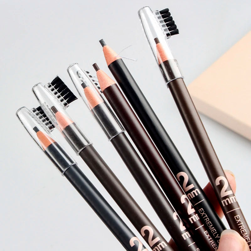 Waterproof Microblading Eyebrow Pencil – 6 Colors Long Lasting Eyebrow Pencil PRIMED