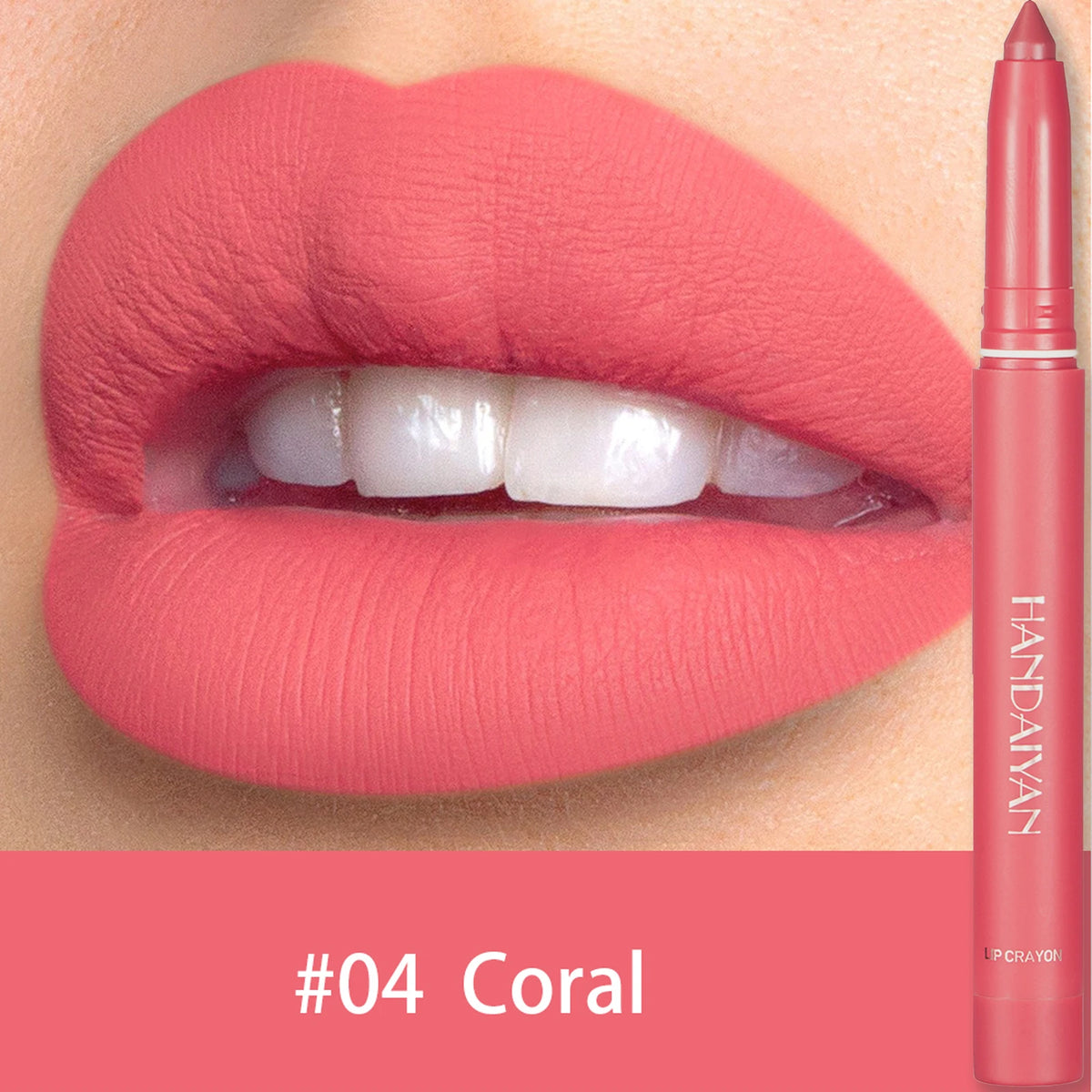 Waterproof Matte Lip Liner Pencil – 12 Shades, Long-Lasting