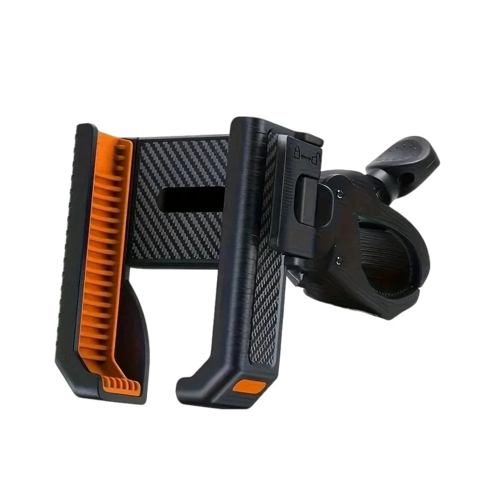 Universal Bike & Motorcycle Phone Mount | Quick Lock 4.7–7" Bike Phone Mount PRIMED Orange