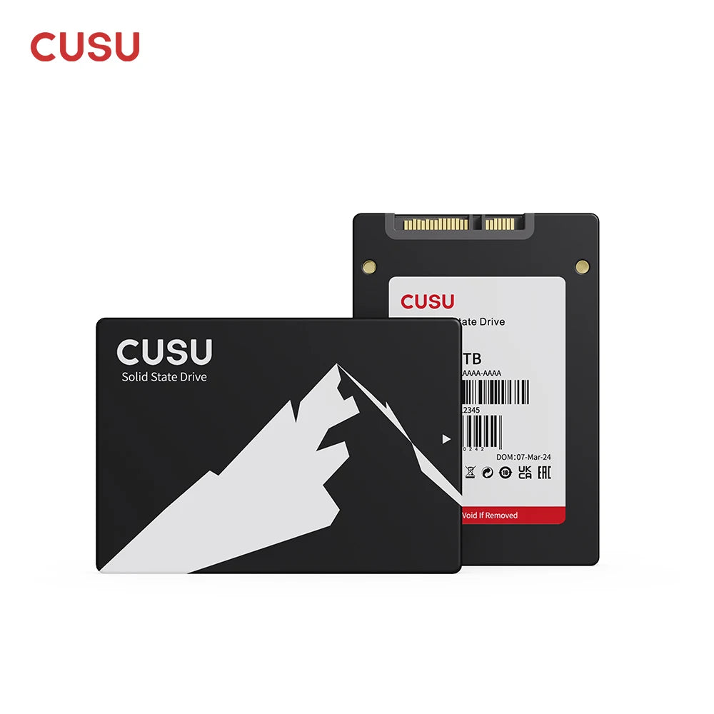 CUSU 2.5" SATA III SSD 256GB–4TB | Solid State Drive Internal SSD PRIMED 256GB