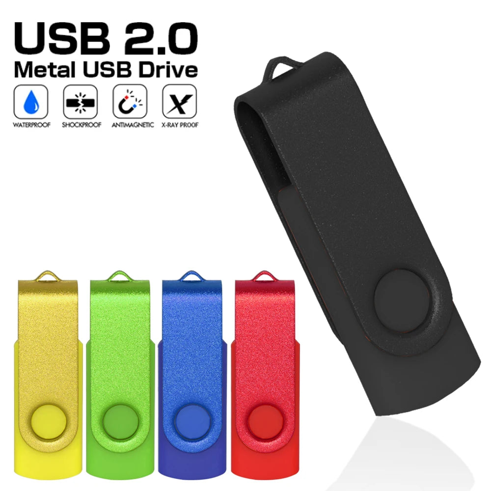 64GB Metal USB Flash Drive | Custom Logo Pen Drive USB Flash Drive PRIMED