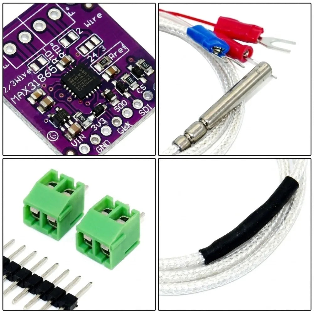 MAX31865 PT100/PT1000 Temperature Sensor Module | High Accuracy Temperature Sensor Module PRIMED