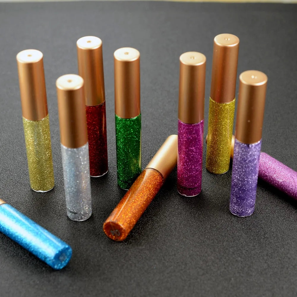 HANDAIYAN Glitter Liquid Eyeshadow – Waterproof Stage Eye Makeup Glitter Liquid Eyeshadow PRIMED