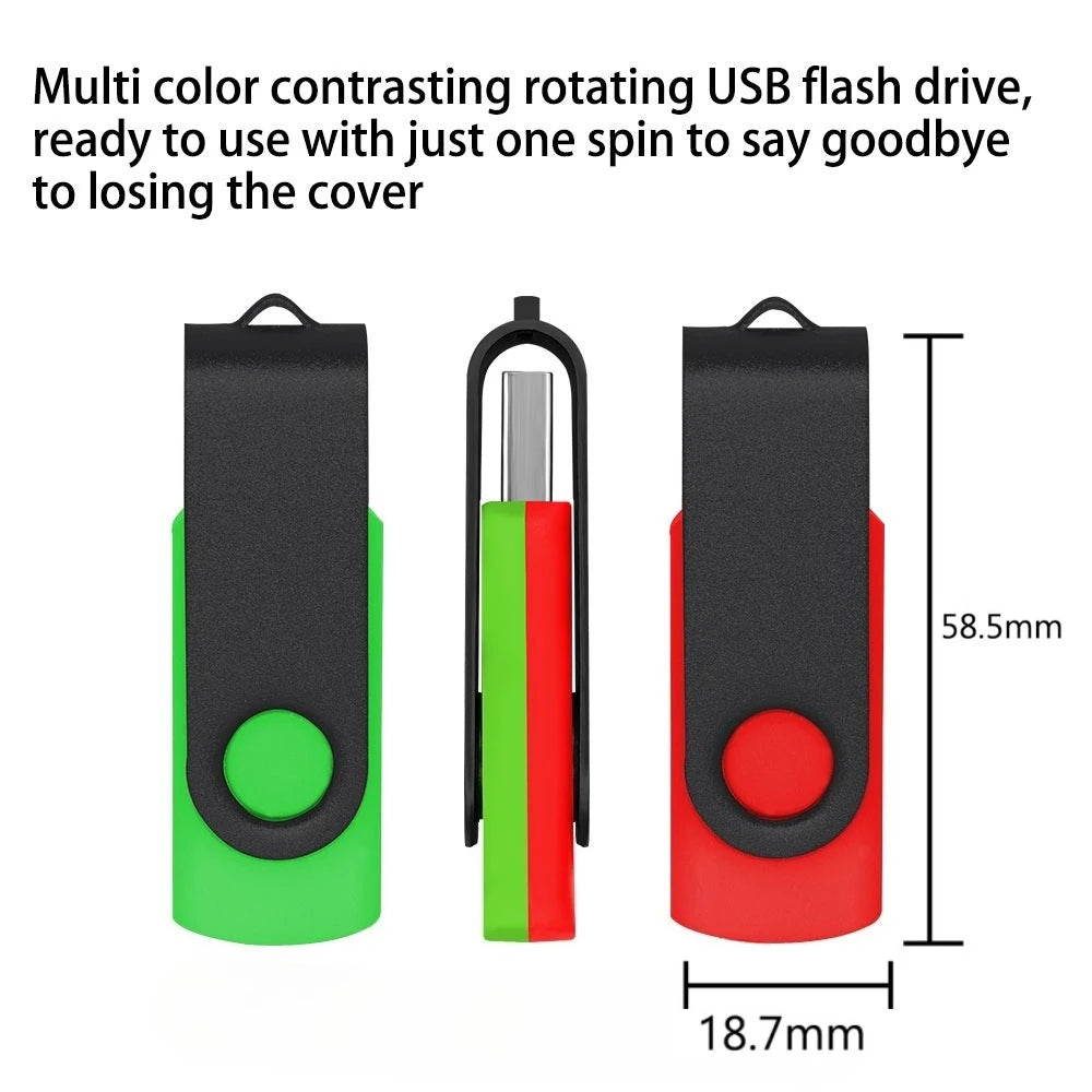 Custom Logo Metal USB Flash Drive Bulk Business Gift 1–64GB USB Flash Drive PRIMED