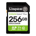 Kingston Canvas Select Plus SD Card 64GB–1TB | SDXC UHS-I SD Memory Card PRIMED SDS3 256GB