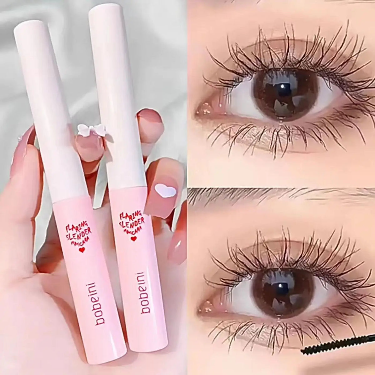 Ultra-Fine Waterproof Mascara – Curling, Lengthening, Brown