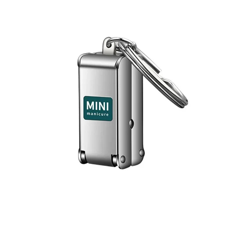 Stainless Steel Nail Clippers with Storage | Compact Manicure Tool