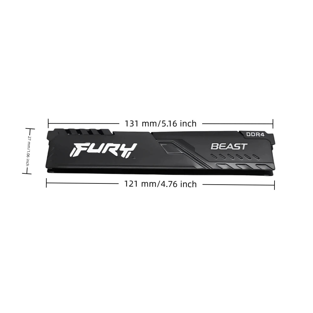 TISHRIC DDR5/DDR4/DDR3 RAM Heatsink Aluminum Cooling Vest RAM Heatsink Cooler PRIMED Black 1 1PC China Mainland