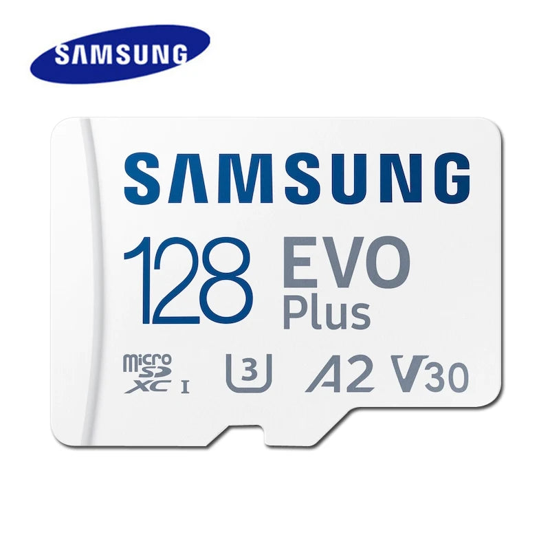 Samsung EVO Plus MicroSD Card 64GB–512GB | U3 A2 V30 MicroSD Memory Card PRIMED