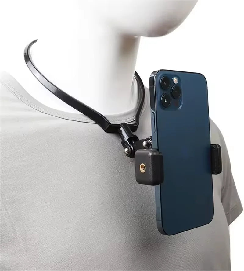 Wearable Neck Phone Mount – Hands-Free Holder for iPhone & GoPro Phone Neck Mount PRIMED Default Title