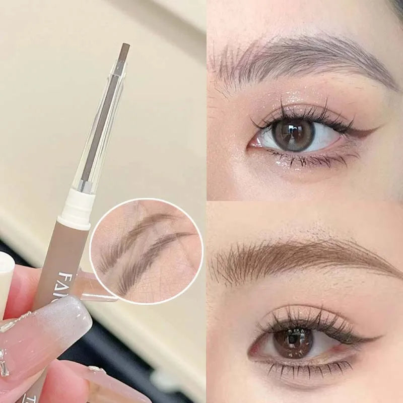 Waterproof Eyebrow Pencil – High Pigment Thai Style Brow Pen Eyebrow Gel Pencil PRIMED
