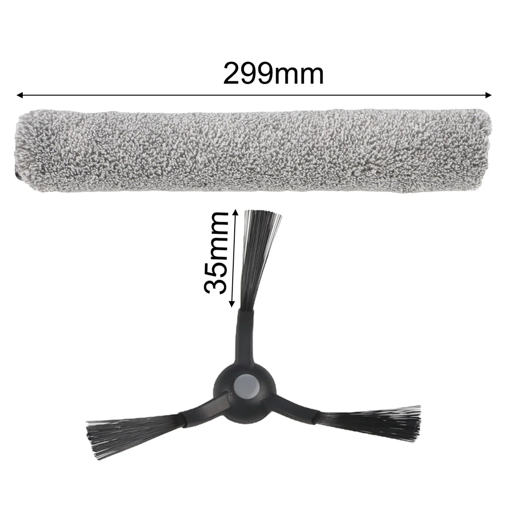 Replacement Roller Brush & Side Brush Kit for Eufy E25 E28 Vacuum Brush Kit PRIMED
