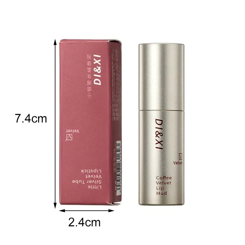 6-Color Velvet Matte Liquid Lipstick – Waterproof & Long-Lasting Liquid Lipstick PRIMED