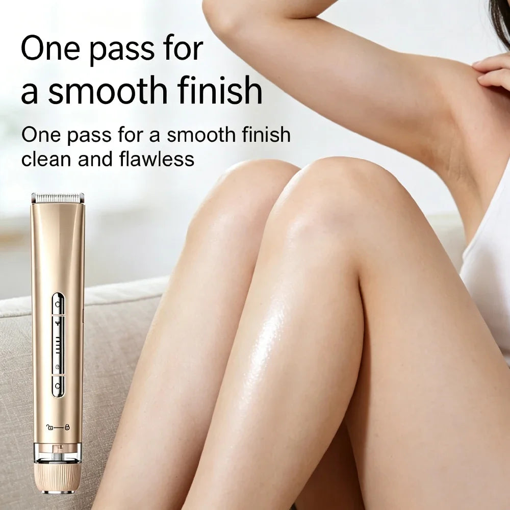 Women's 2-in-1 Electric Bikini Trimmer – IPX7 Rechargeable