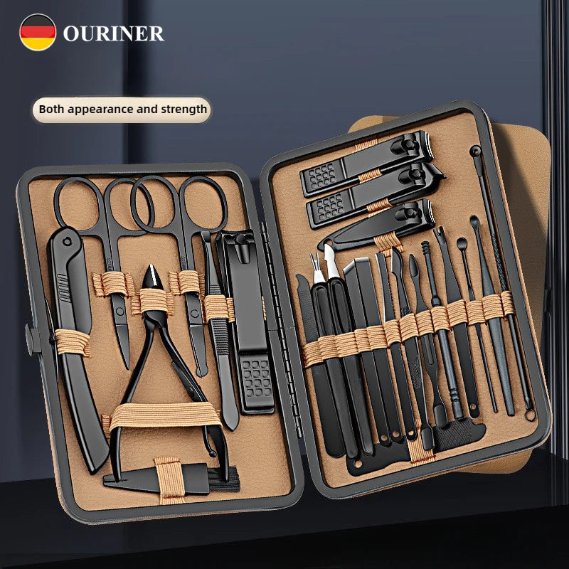 Stainless Steel Nail Clipper Set – Sharp Ergonomic Manicure Kit Nail Clipper Set PRIMED