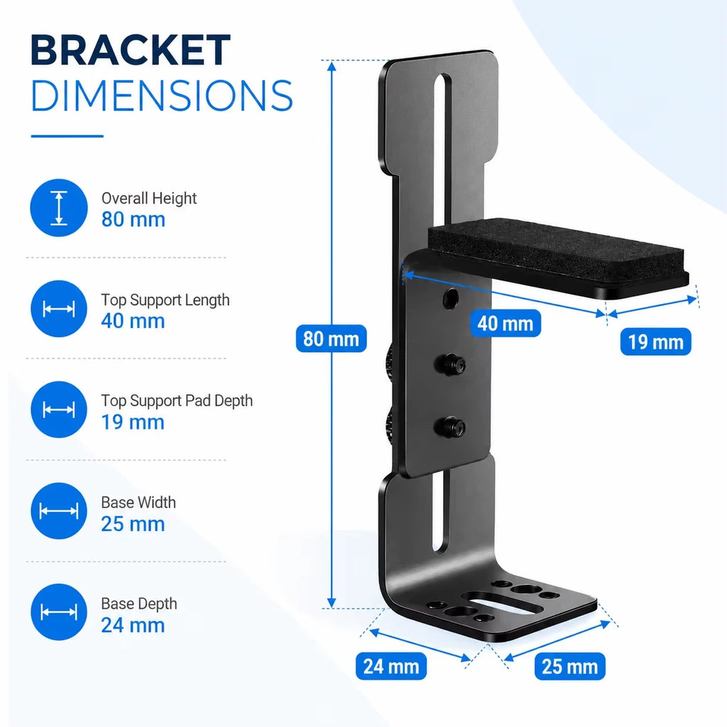 Adjustable GPU Support Bracket 6–96mm | Anti-Sag Card Holder GPU Support Bracket PRIMED