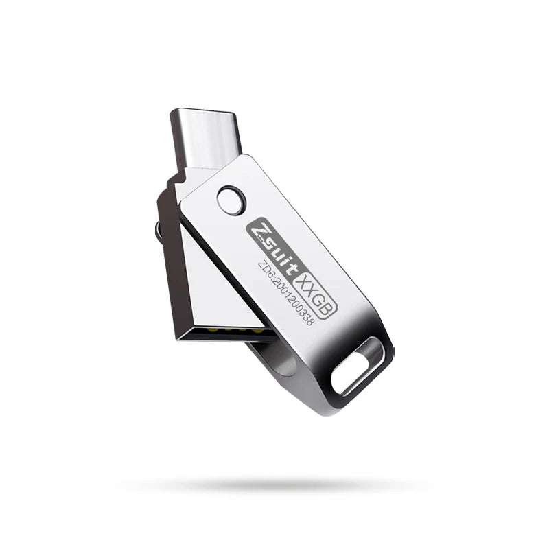Zsuit 2-in-1 USB 3.0 & Type-C Flash Drive | Custom Logo