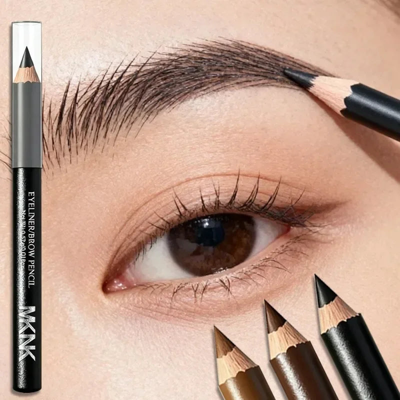 Waterproof Wooden Eyebrow & Eyeliner Pencil | Long-Wear