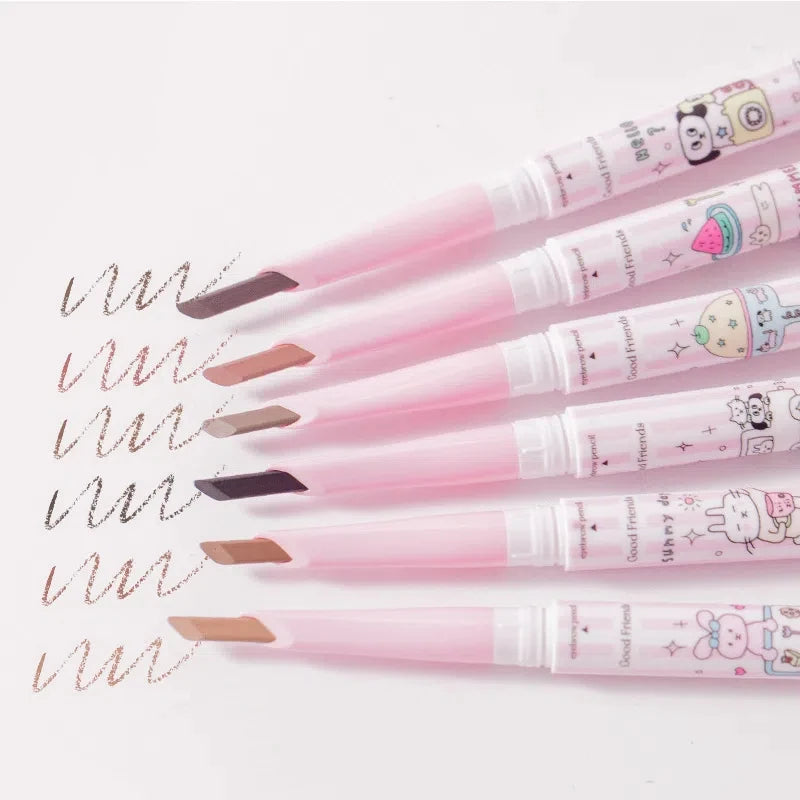 FLORTTE Double-Head Waterproof Eyebrow Pencil & Cream – Matte Eyebrow Pencil PRIMED