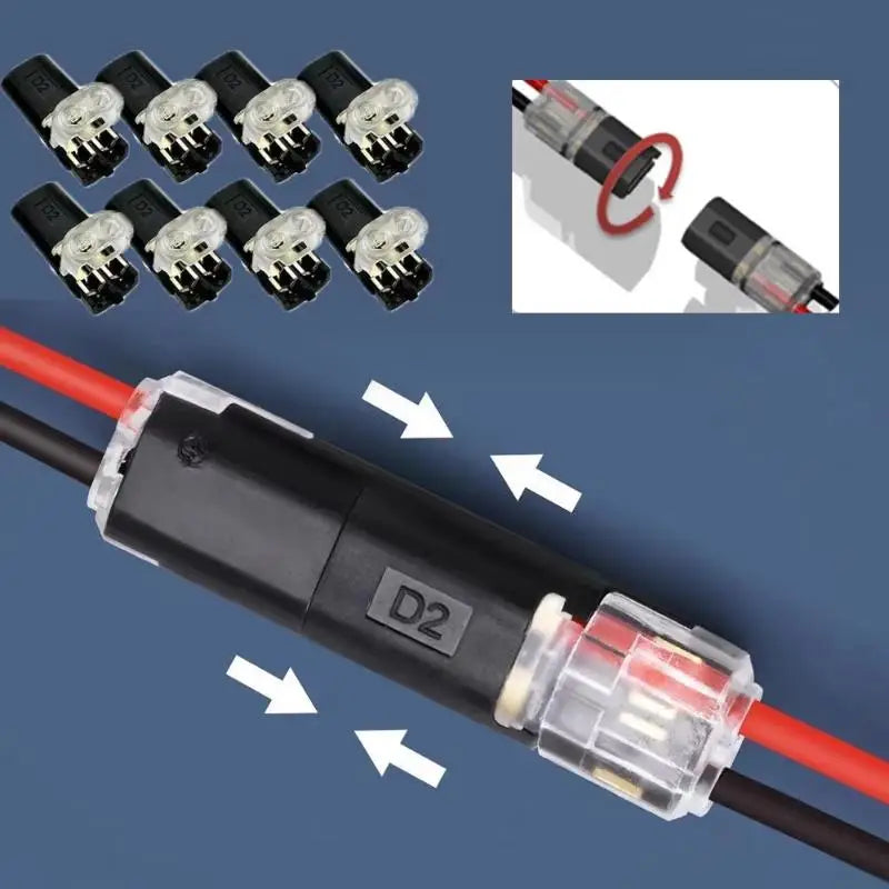 No-Strip Automotive Wire Connector Plugs 30/60Pcs Universal