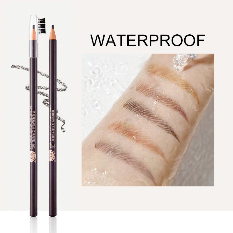Waterproof Microblading Eyebrow Pencil – 6 Colors Long Lasting Eyebrow Pencil PRIMED