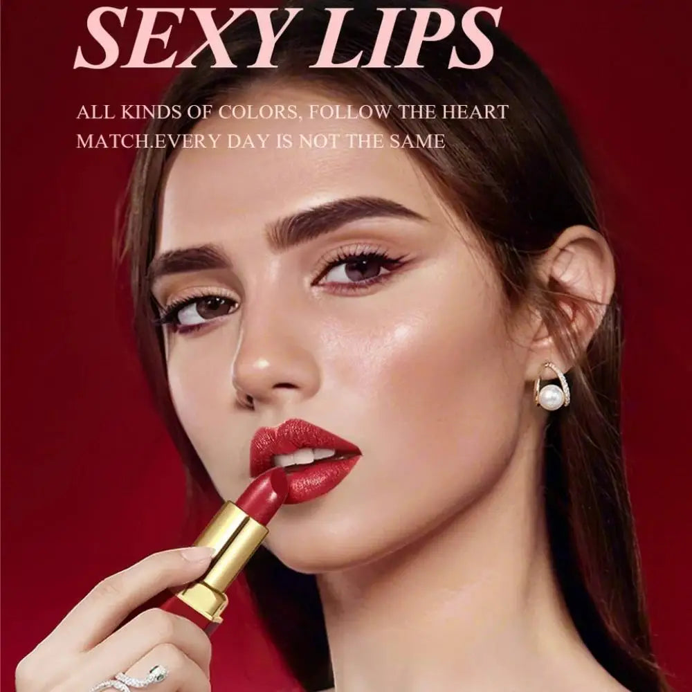 SAM SUGAR 6-Piece Matte & Pearlescent Lipstick Set