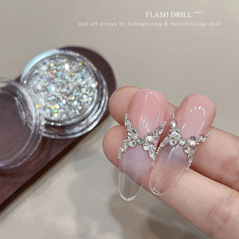 Butterfly Nail Charms Set – 5A Zircon Rhinestones for Nail Art