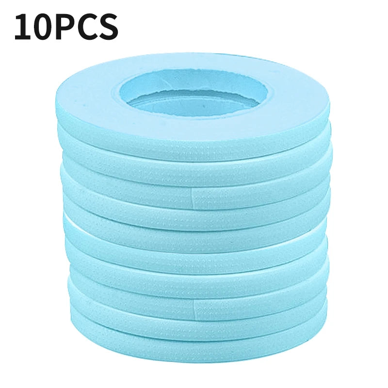 10-Pack Micropore Lash Tape – Eyelash Extension Supplies Eyelash Extension Tape PRIMED 10pcs blue