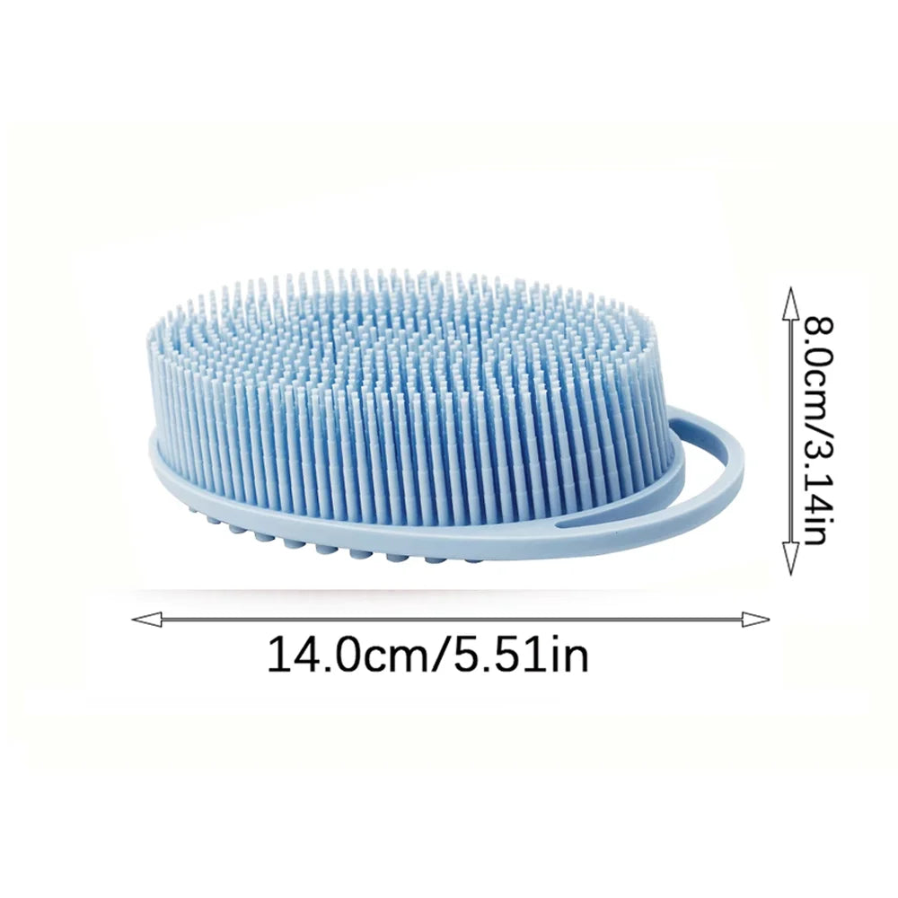 Silicone Shower Brush – Body Scrub & Scalp Massager Shower Scrub Brush PRIMED