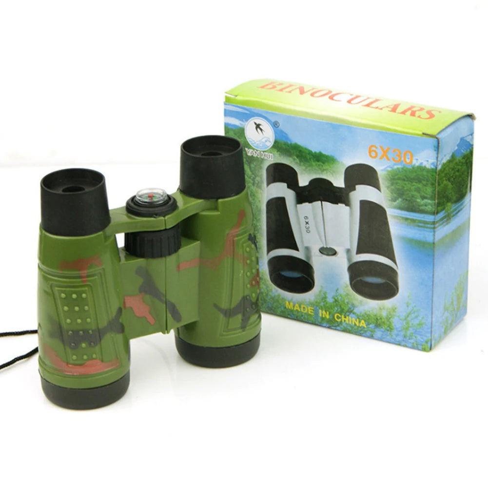 Kids Foldable Binoculars Toy with Compass | Outdoor Explorer Gift Kids Binoculars Toy PRIMED