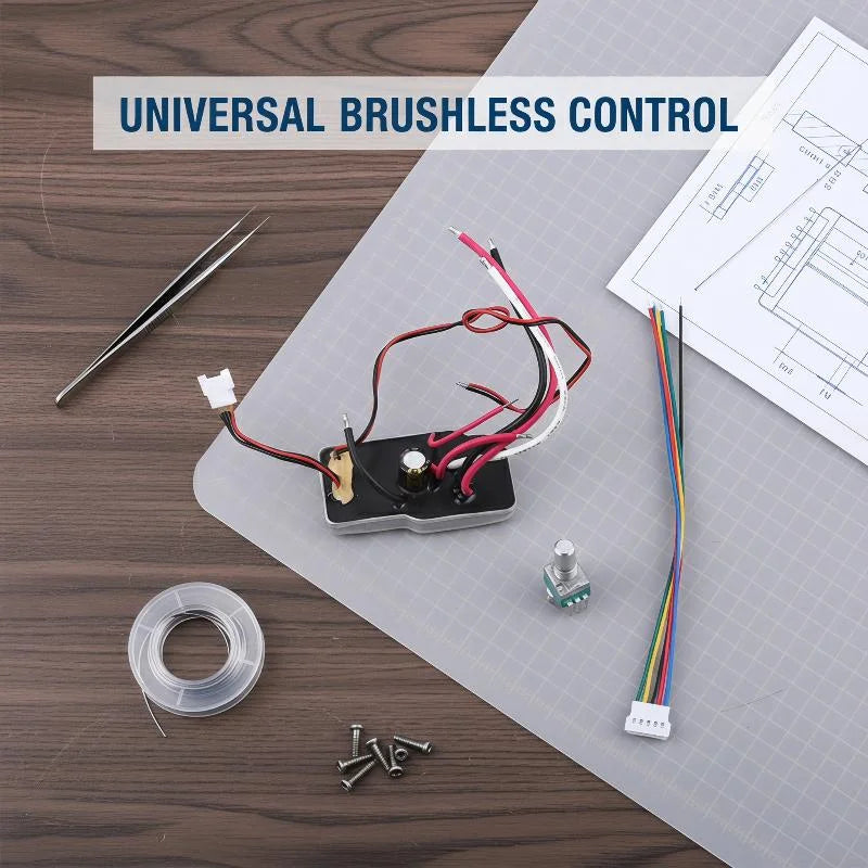 Brushless Motor Drive Board 15–22V 300W Hall Sensor Forward/Reverse Motor Drive Board PRIMED