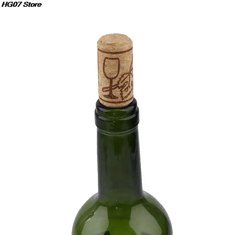 10-Pack Straight Wooden Wine Bottle Stoppers & Corks Set Wine Bottle Stoppers PRIMED