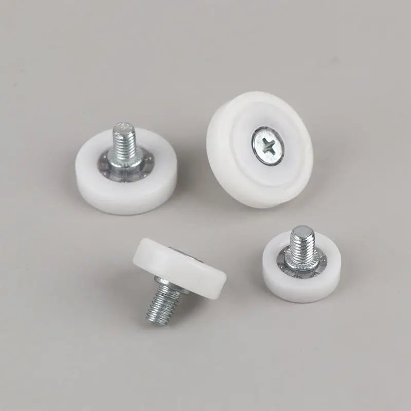 4Pcs M6 Nylon Sliding Door Roller Wheels with Screw – Cabinet