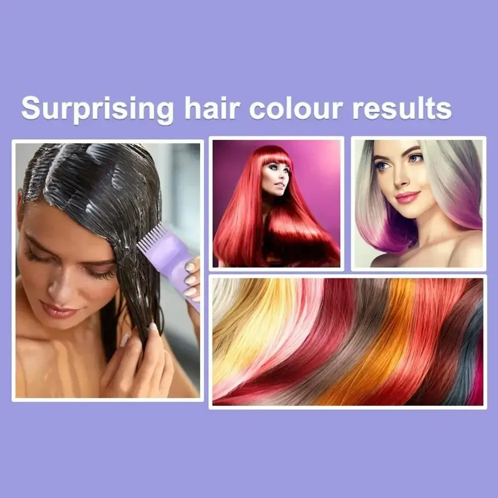 120ml Hair Dye Applicator Comb Bottle | Salon Coloring Tool Hair Dye Applicator PRIMED