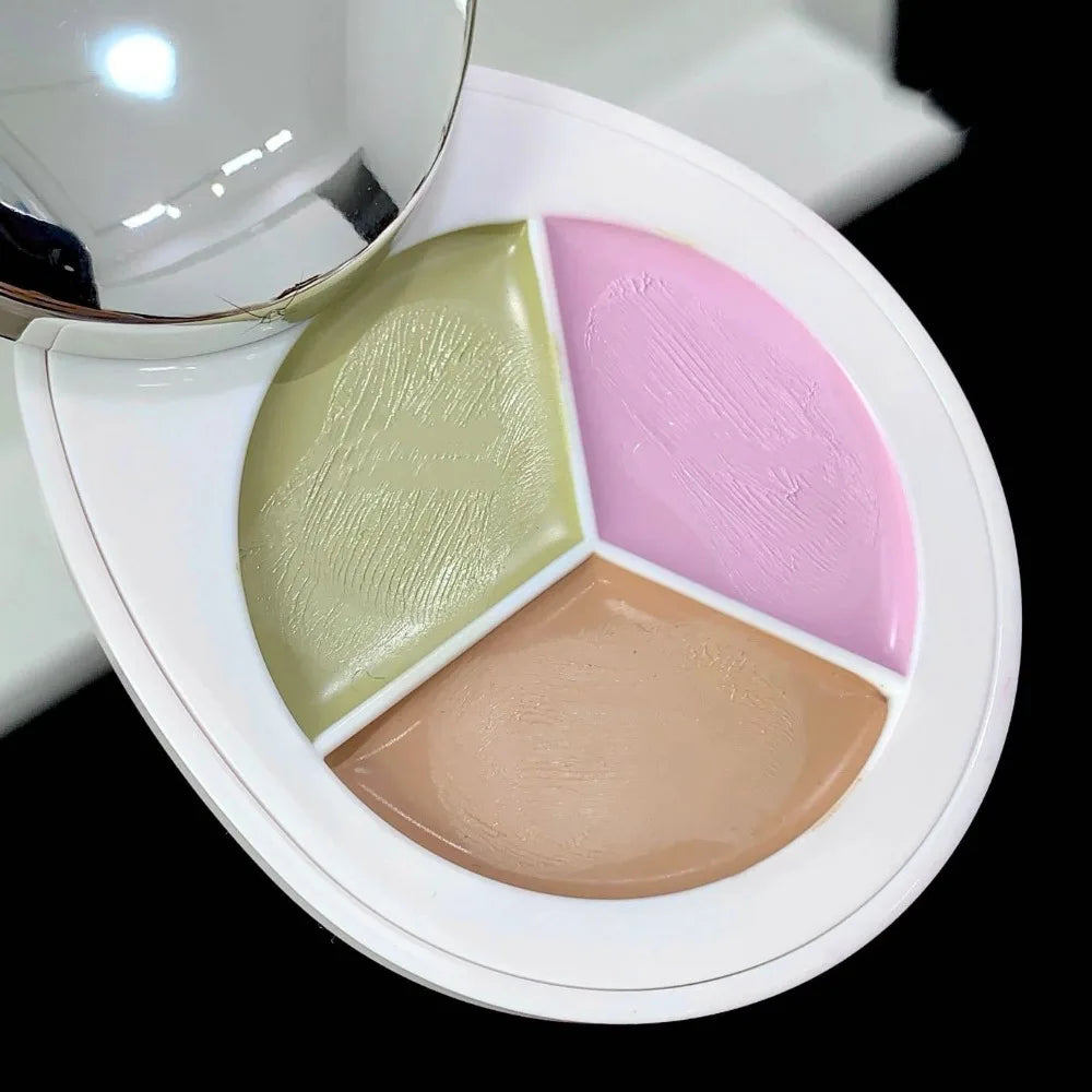 3-Color Concealer Palette – High Coverage Contour & Foundation