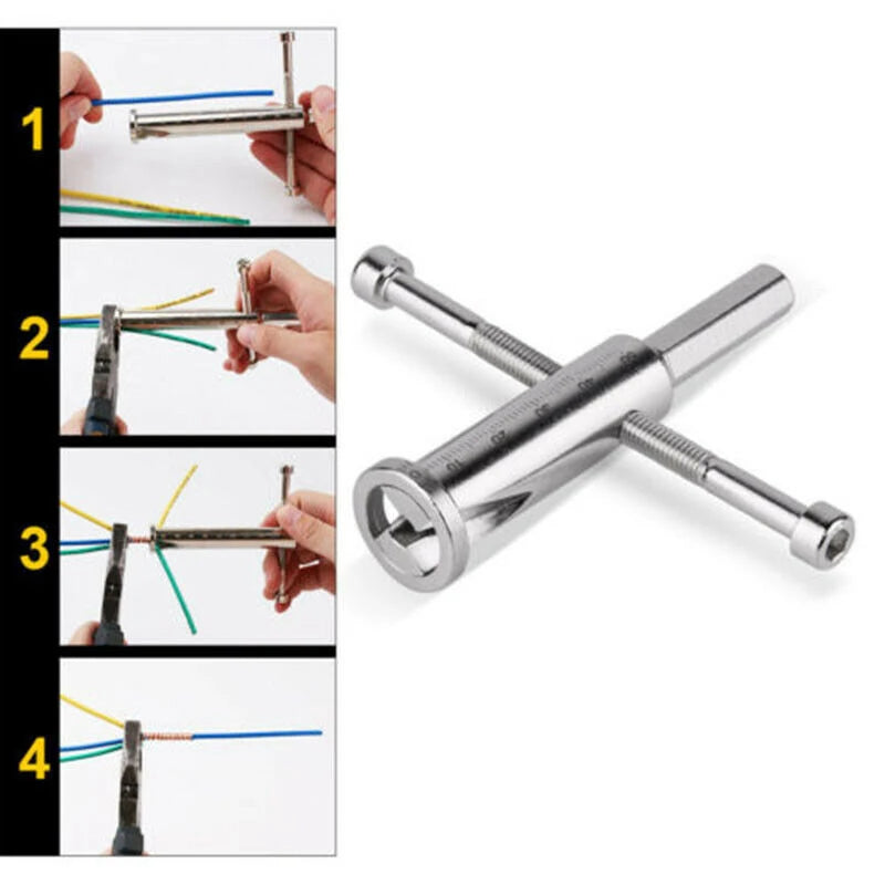 Wire Twisting & Stripping Tool – Drill Bit Adapter for Wiring