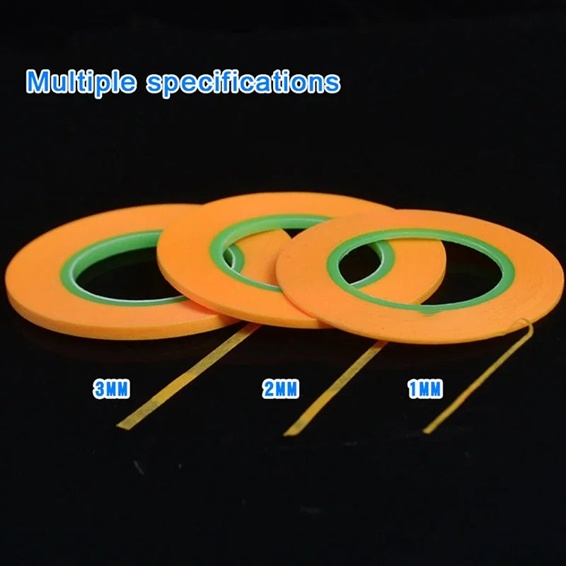 Ultra-Fine Model Masking Tape 1mm 2mm 3mm – 18m Roll