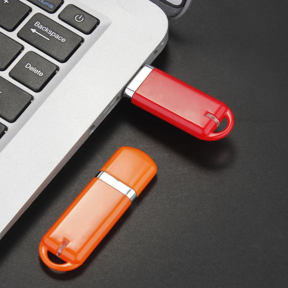 10-Pack Colorful USB Flash Drives 128GB–4GB + Key Chains USB Flash Drive PRIMED