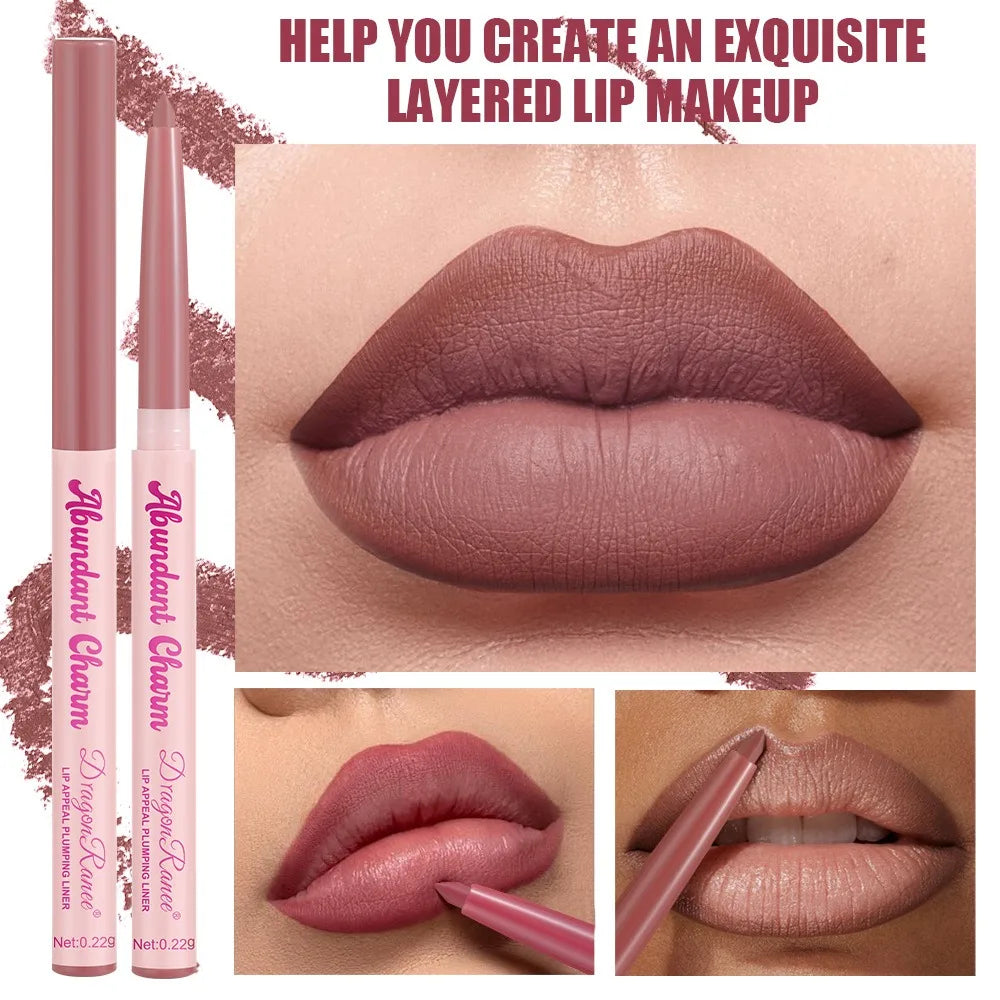 Rose Pink Matte Lip Liner Pencil – Waterproof, Long-Lasting Lip Liner Pencil PRIMED