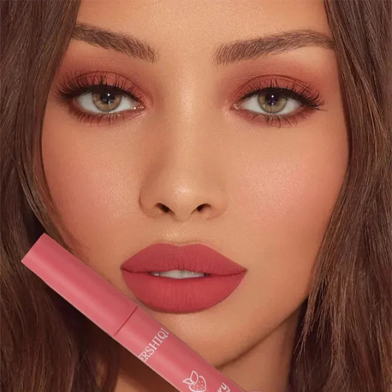 Velvet Matte Lip Glaze Set 3pcs – Waterproof Non-Stick Lip Gloss