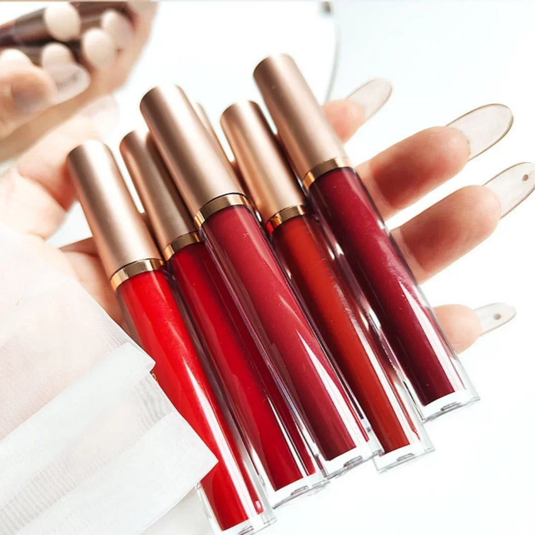 Mirsist 6-Color Matte Liquid Lipstick Set – Waterproof & Long-Lasting